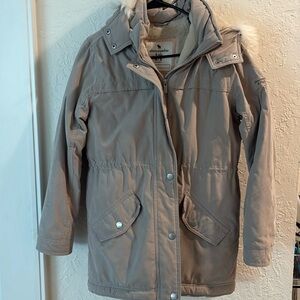Abercrombie beige parka